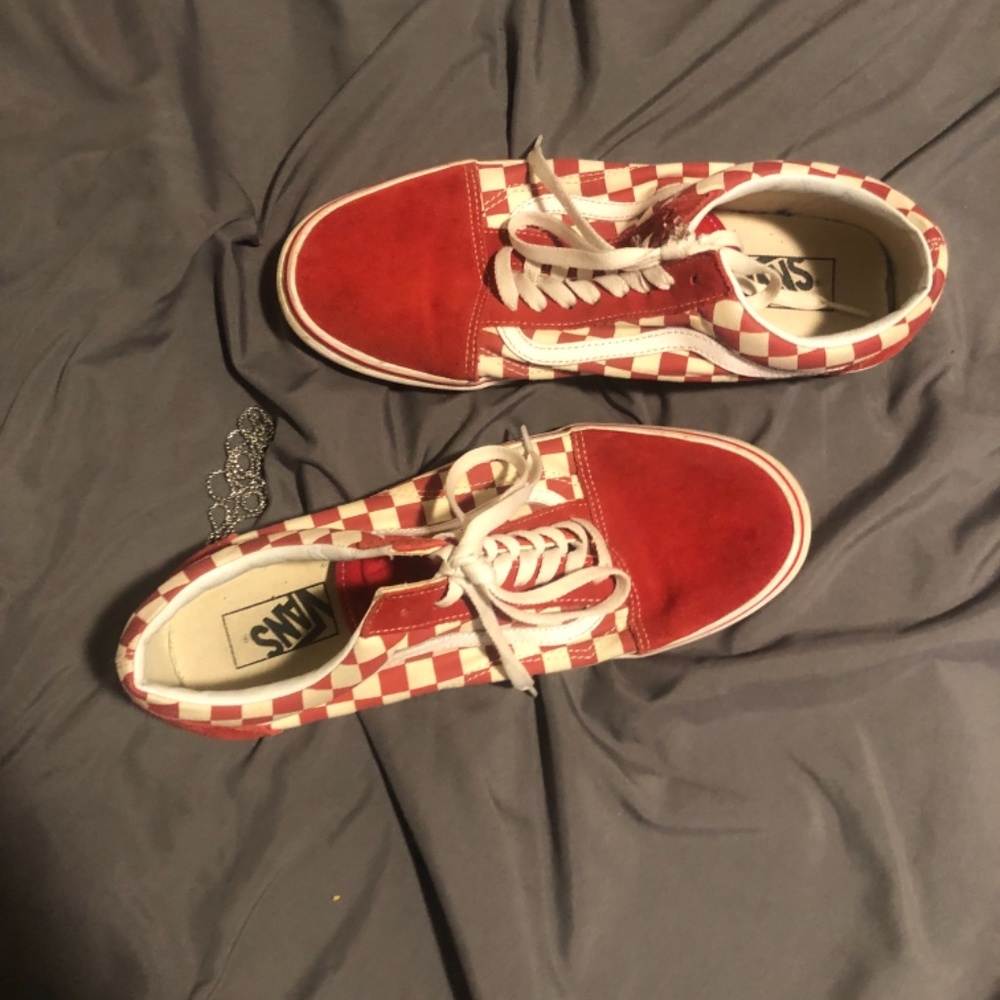 Red checkered vans - Picture 2 of 4